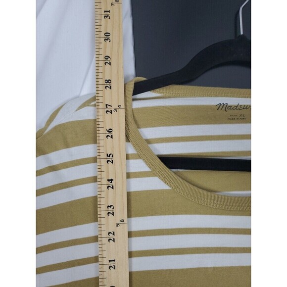 Madewell T Shirt Men's XL Short Sleeve Crew Neck Striped AllDay Dover Pocket - Picture 8 of 8